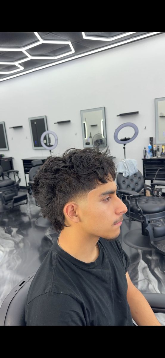 Textured crop with mid fade